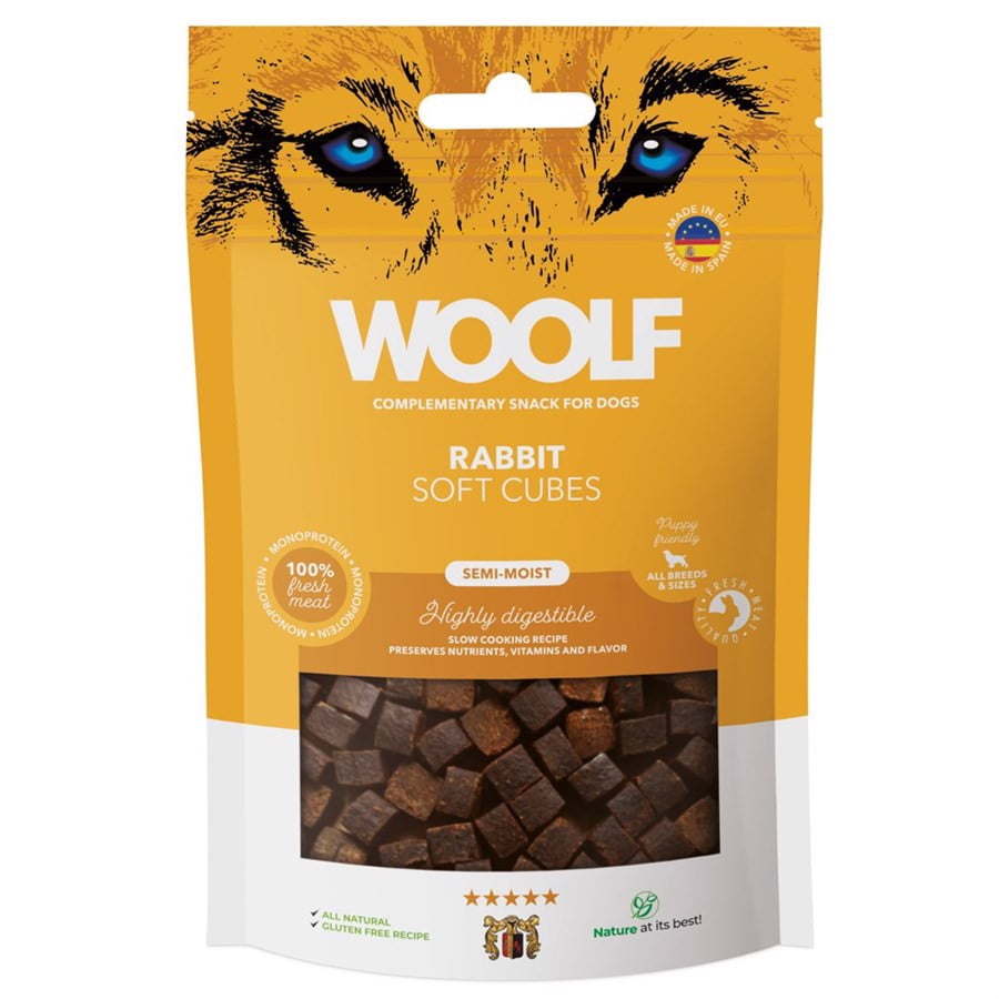Woolf Soft Cubes Kanin 100g