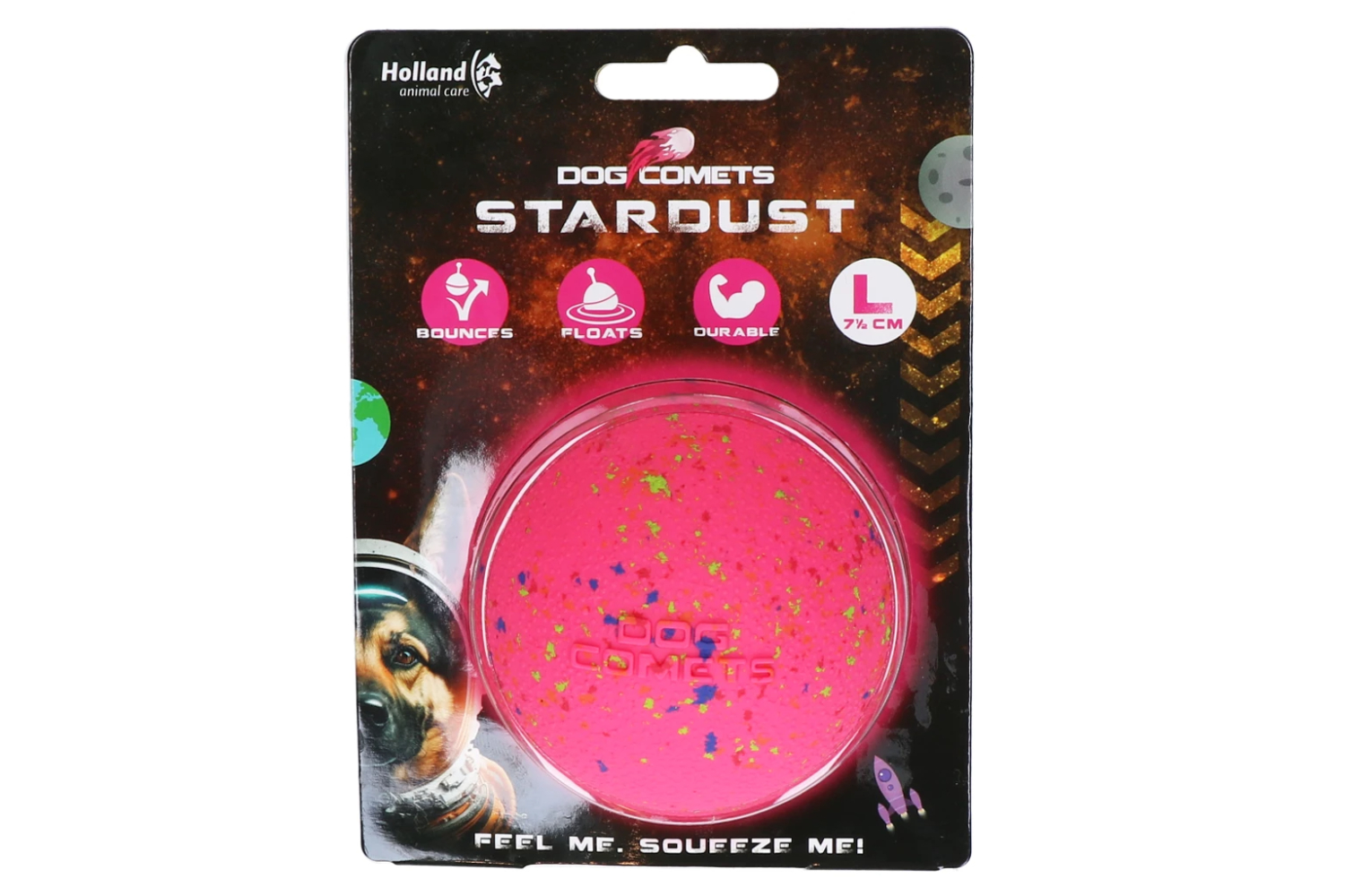 Dog Comets Stardust Pink L