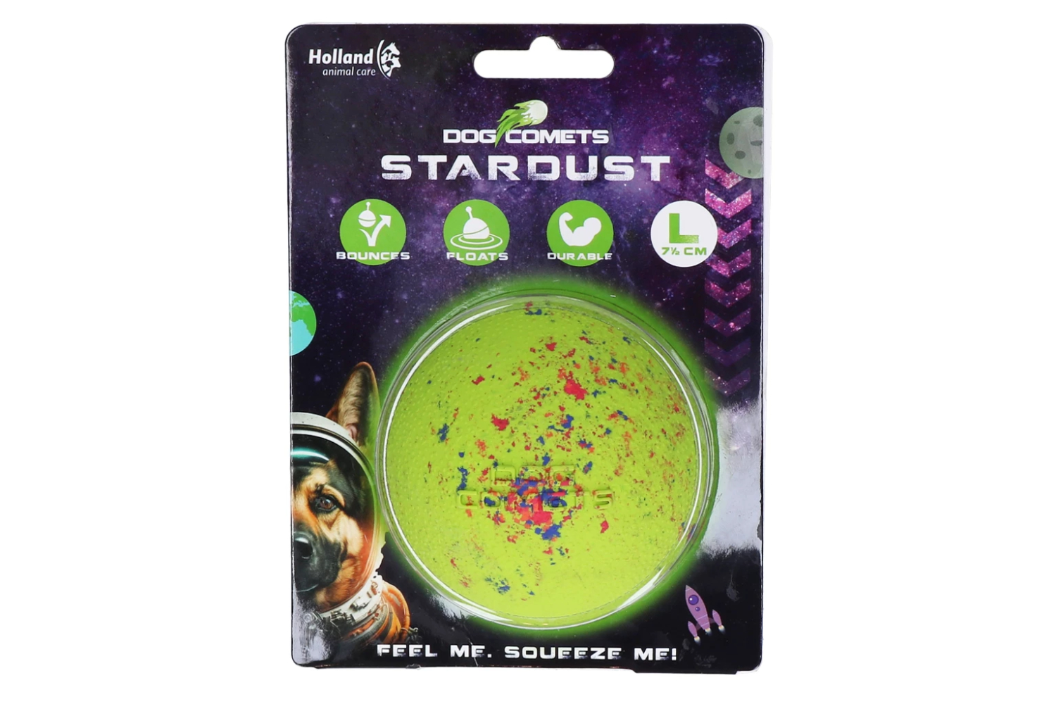Dog Comets Stardust Green L