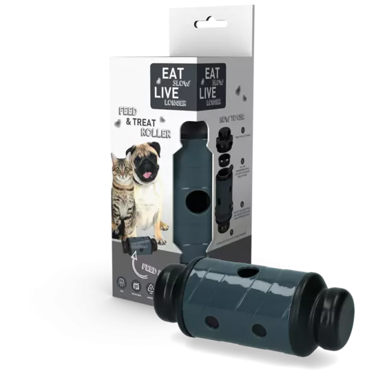 Eat Slow Live Longer Feed & Treat Roller Grå - Små