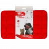 Eat Slow Live Longer Lick Mat Dimensions Flower Rød