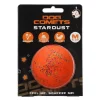 Dog Comets Stardust Hundeball (Oransje, Ø 6 cm) – Naturgummi Spretter & Flyter
