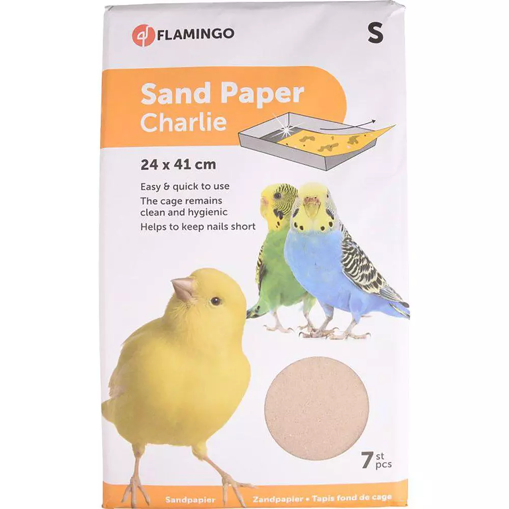 Flamingo Sandpapirark 24x41 cm (7 stk) – Burinnlegg for Enkel Rengjøring og Neglslitasje