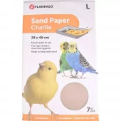 Flamingo Sandpapirark 28x46 cm (7 stk) – Burinnlegg som Sliper Fuglens Negler