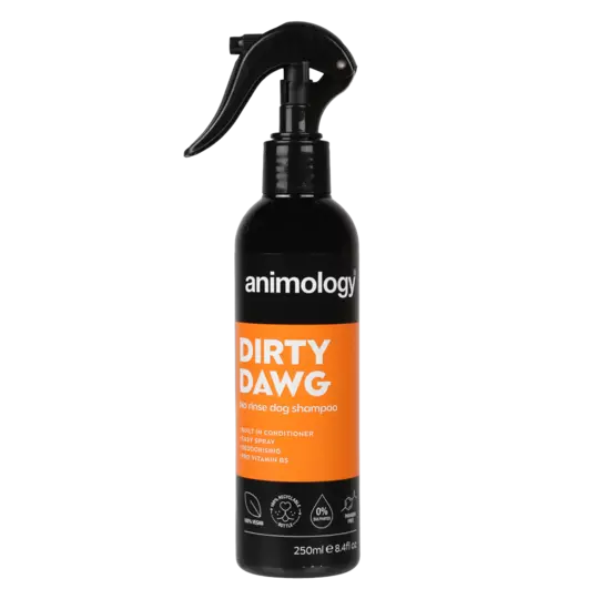 Animology Dirty Dawg Tørrsjampo – Uten Skylling & Luktnøytraliserende (250ml)