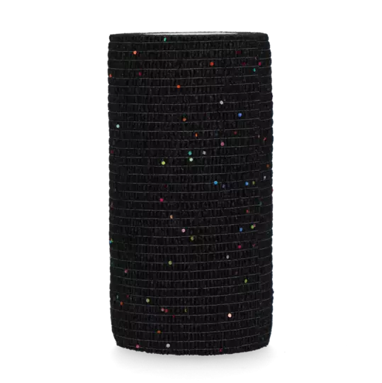 Excellent Animal Selvklebende Bandasje 10cm – Svart Glitter