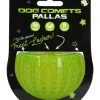Dog Comets Pallas Treat Locker – Grønn godbitball og aktiviseringsleke med tannrens (ø 7 cm)
