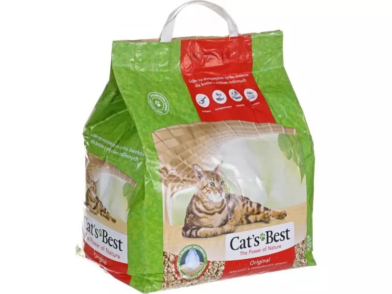 Cat`s Best Original 5l/2,1kg - Drøy og klumpende kattesand med ekstrem luktkontroll