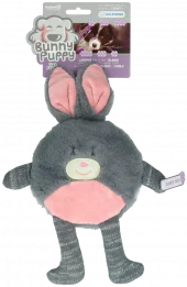 Bunny Puppy Flat Kanin Kosedyr | Beroligende Valpeleke med Lavendel & Squeaker