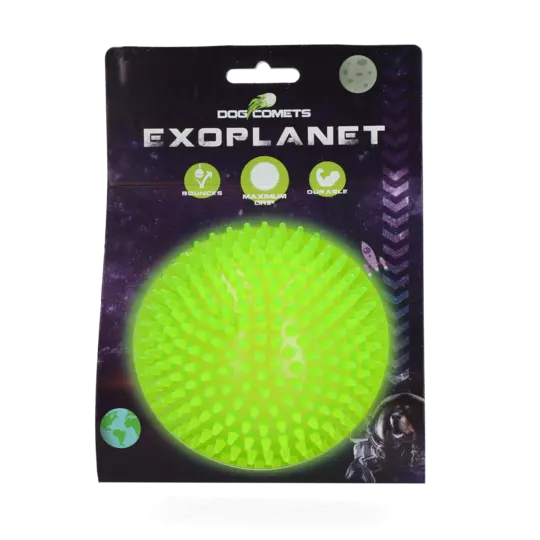 Dog Comets Exoplanet Spiky Ball Large – Tannrensende og flytende hundeball med lyd