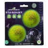 Dog Comets Stardust Grønn M 2-pk – Slitesterke og flytende hundeballer i naturgummi (6 cm)