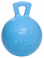 Jolly Ball Hest 25 cm Lys Blå (Blåbær) – Slitesterk og punkteringsfri lekeball til hest