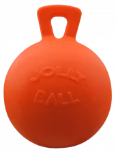 Jolly Ball Hest 25cm Oransje (Vanilla) – Slitesterk og punkteringsfri lekeball til hest