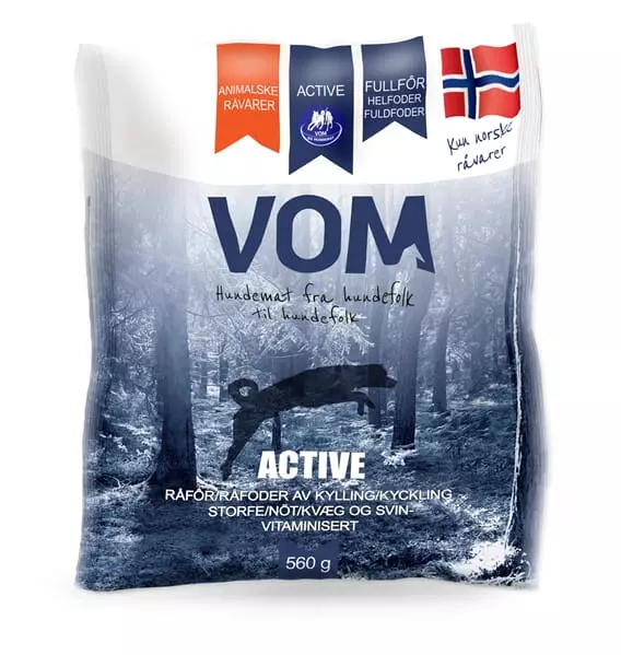 VOM Active fullfôr Kjøttboller, 560g