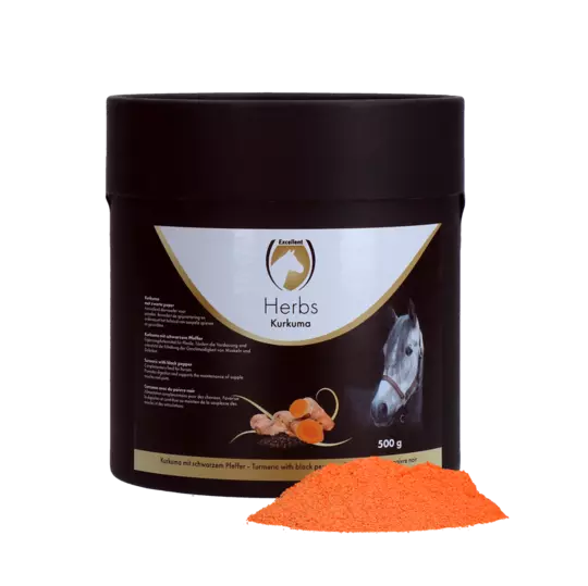 Excellent Herbs Gurkemeie 0,5 kg – Tilskudd for Smidige Ledd, Pels og Fordøyelse