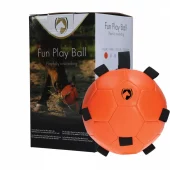 Excellent Horse Maximus Fun Play Ball Oransje – Slitesterk Aktiviseringsball til Stall og Eng