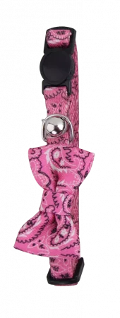 Pawise Cat collar with Bowknot Rosa