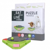 Eat Slow Live Longer Puzzle Triangle – Mentaltrening og aktiveringsspill for hund