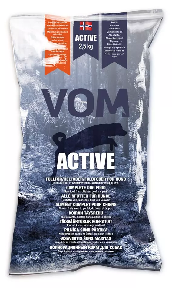 VOM Active fullfôr Kjøttboller, 2,5 kg