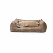 Let’s Sleep Sweet Dreams Seng m/Pute Taupe Large