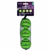 Dog Comets Neutron Star Medium 3pk Grønn – Slitesterke og tannvennlige tennisballer med lyd (6 cm)