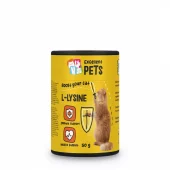 Excellent Pets L-Lysin 50 g Pulver – Støtter Immunsystem og Motstandskraft (Katt)
