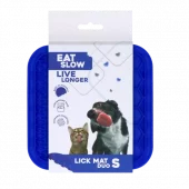 Eat Slow Live Longer Lick Mat Duo Small Blå