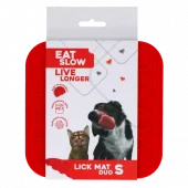 Eat Slow Live Longer Lick Mat Duo Small Rød