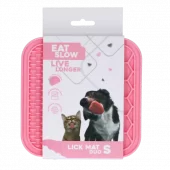 Eat Slow Live Longer Lick Mat Duo Small Rosa