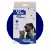 Eat Slow Live Longer Lick Mat Dimensions Circle Blå – Rund slikkematte med sugekopper