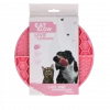 Eat Slow Live Longer Lick Mat Dimensions Circle Rosa – Rund slikkematte med sugekopper