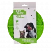 Eat Slow Live Longer Lick Mat Dimensions Circle Grønn – Rund slikkematte med sugekopper