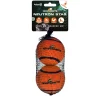 Dog Comets Neutron Star Large 2-pk–Oransje Slitesterke og tannvennlige tennisballer med lyd (7,5 cm)