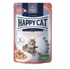 Happy Cat Våtfôr 85g – Kornfri Pouch Laks (Hud & Pels Støtte)