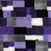 Vetbed Patchwork Hundeteppe 100x150 cm – Lilla/Grå/Hvit/Svart med antiskli