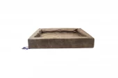 Let's Sleep Comfy Cushion Dog Basket Taupe XLarge