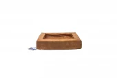 Let's Sleep Comfy Cushion Dog Basket Cognac Medium