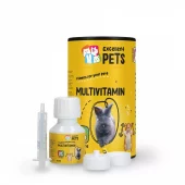Excellent Pets Multivitamin 50 ml – Flytende Vitamin A, D3, E for Immunsystem og Avl