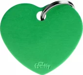 MyFamily Basic, hjerte grønn L