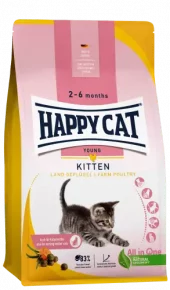 Happy Cat Kitten Kylling 4 kg – Små Biter for normal Vekst & Immunforsvar