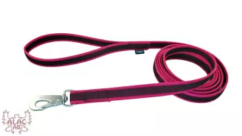 Alac Antislipp-kobbel 190 cm Cerise – Sklisikkert hundebånd med solid Alac-krok
