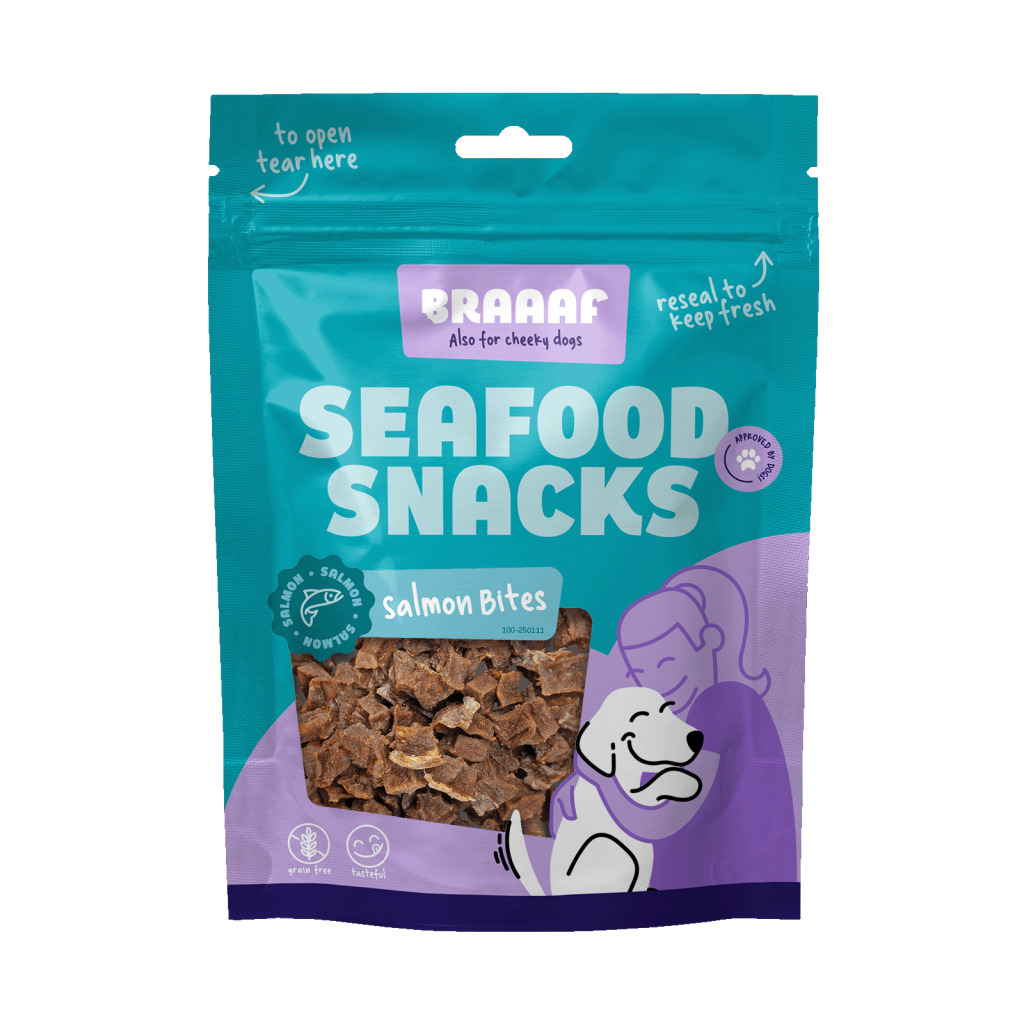 Braaaf Seafood Bites Salmon 70g