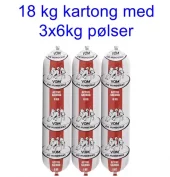 VOM 18 kg Active fullfôr m/Laks (NORSK) (3*6 kg pølser)