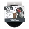 Eat Slow Live Longer Lick Mat Wobbler Bowl Grå