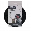 Eat Slow Live Longer Lick Mat Dimensions Circle Grå