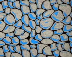 Vetbed Pebbles Blå 100*150cm