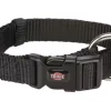 Halsb. Premium 35-55cm 20mm M-L Sort M/Hurtiglås