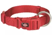 Halsb. Premium 35-55cm 20mm M-L Rød M/Hurtiglås