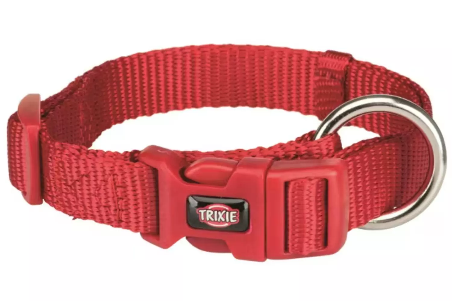 Halsb. Premium 35-55cm 20mm M-L Rød M/Hurtiglås
