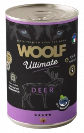 Woolf Boksemat Hjort med blåbær 400g